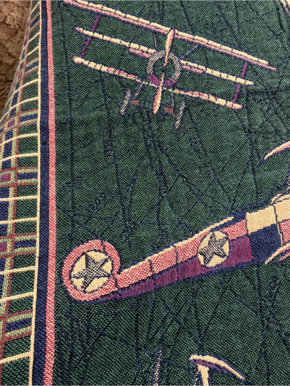 Vintage Goodwin Weavers Tapestry Throw - Picture 5 of 5